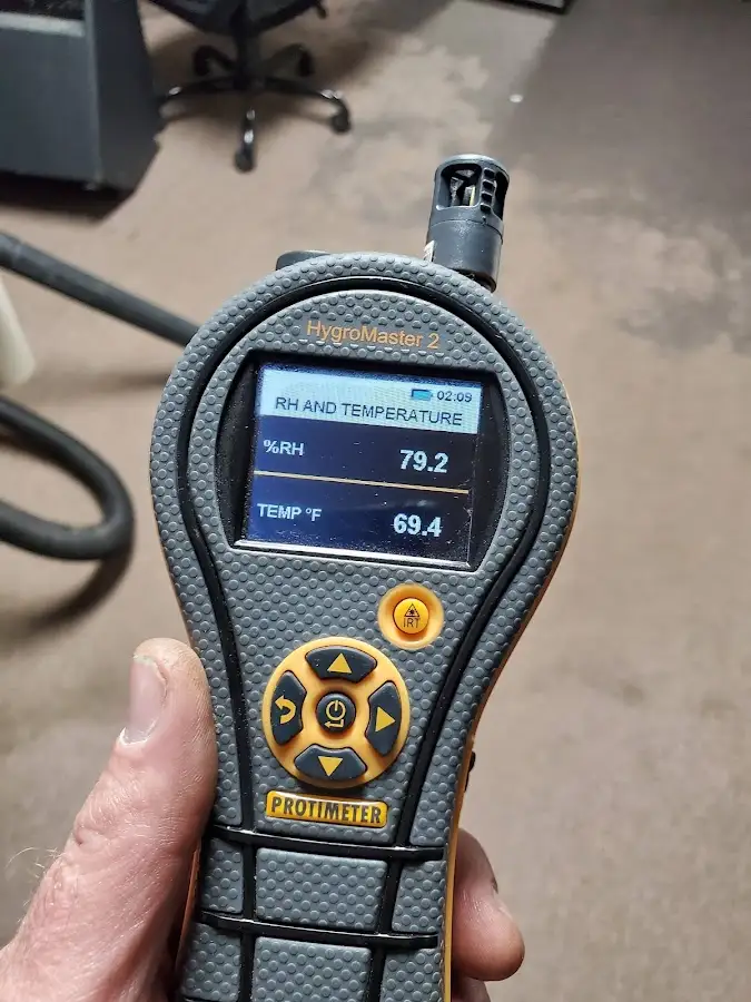 Moisture meter humidity assessment for Mold Remediation & Removal in Jacksonville Beach