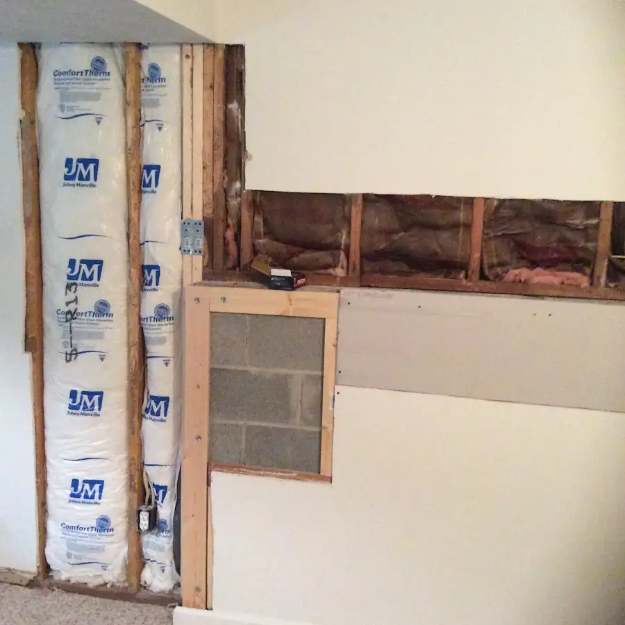 Wall insulation replacement during Odor Removal & Deodorization in Jacksonville Beach